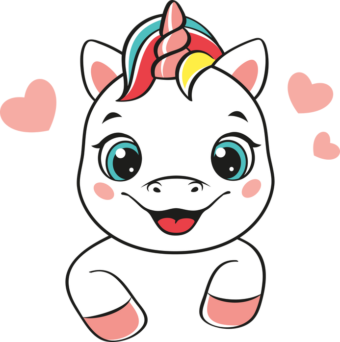 Happy Unicorn Icon